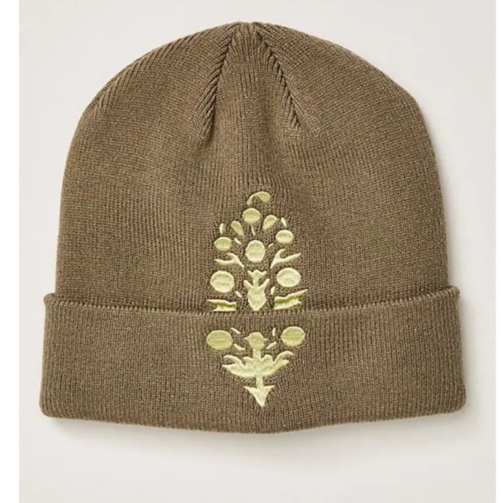 FP Movement by Free People Iconic Buti Beanie is Sage/ Sour Citrus CURRENT NWT